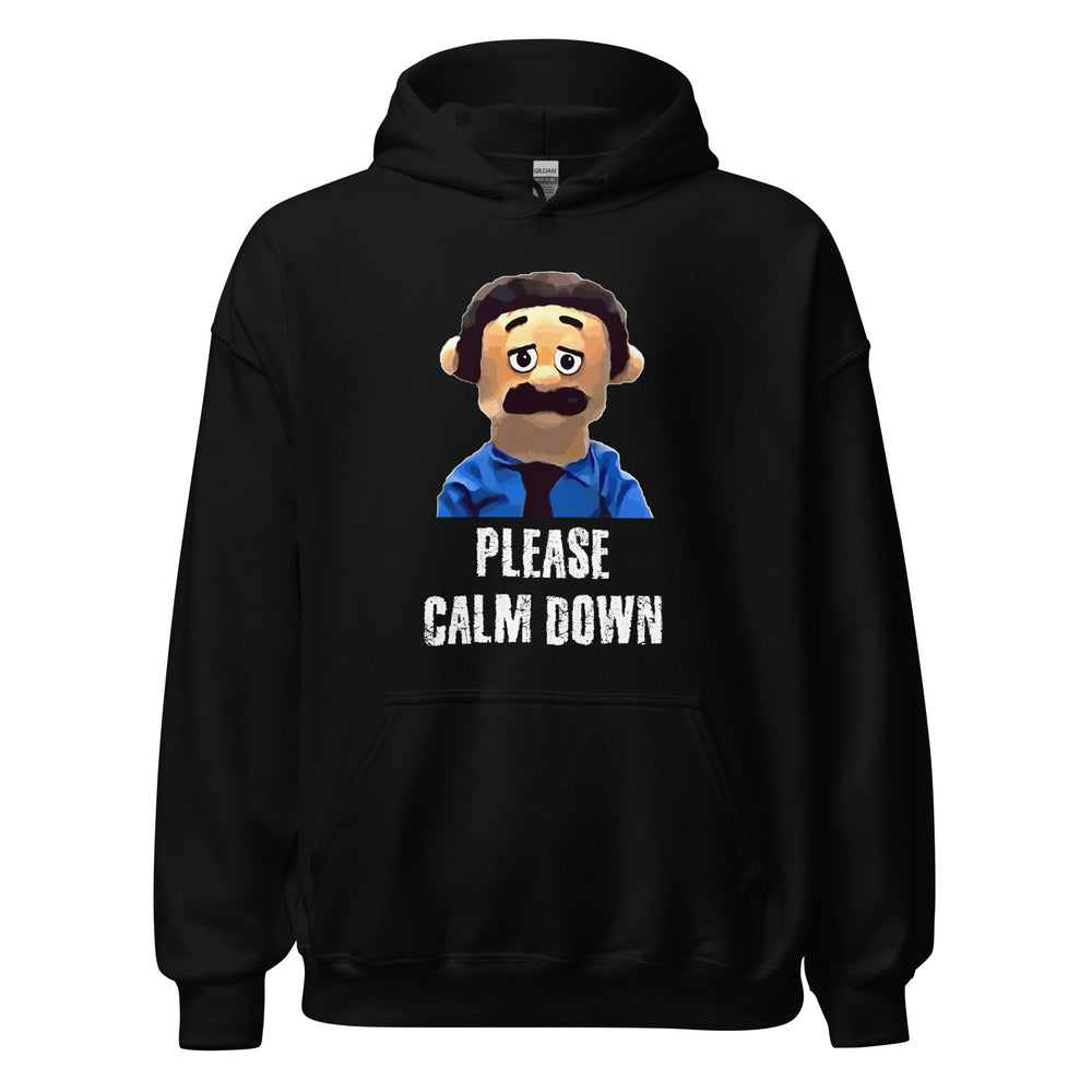 Please Calm Down Puppets Diego Hoodie