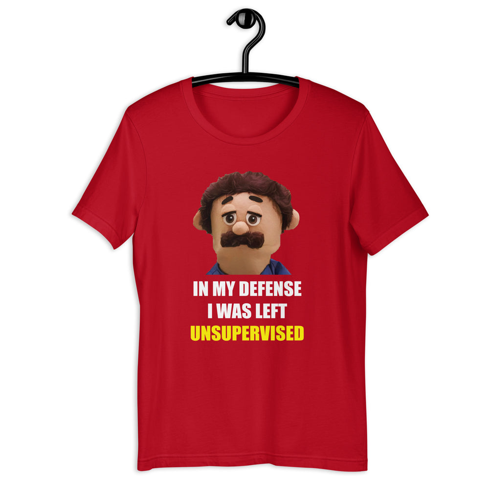 This Puppet Diego for sale In My Defence I Was Left Unsupervised t-shirt