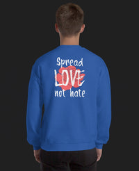 Load image into Gallery viewer, Spread love not hate Sweatshirt
