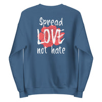 Load image into Gallery viewer, Spread love not hate Sweatshirt - SHOPNOO
