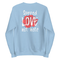 Load image into Gallery viewer, Spread love not hate Sweatshirt - SHOPNOO
