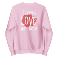 Load image into Gallery viewer, Spread love not hate Sweatshirt - SHOPNOO

