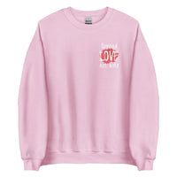 Load image into Gallery viewer, Spread love not hate Sweatshirt - SHOPNOO
