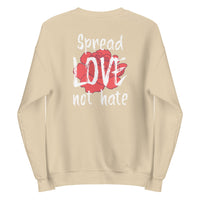Load image into Gallery viewer, Spread love not hate Sweatshirt - SHOPNOO
