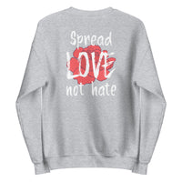 Load image into Gallery viewer, Spread love not hate Sweatshirt - SHOPNOO
