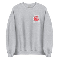 Load image into Gallery viewer, Spread love not hate Sweatshirt - SHOPNOO

