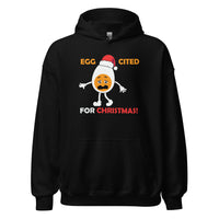 Load image into Gallery viewer, Egg-cited For Christmas Hoodie
