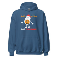 Load image into Gallery viewer, Egg-cited For Christmas Hoodie - SHOPNOO
