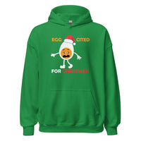 Load image into Gallery viewer, Egg-cited For Christmas Hoodie - SHOPNOO
