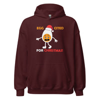Load image into Gallery viewer, Egg-cited For Christmas Hoodie - SHOPNOO
