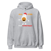 Load image into Gallery viewer, Egg-cited For Christmas Hoodie - SHOPNOO

