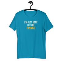 Load image into Gallery viewer, "I'm Just Here for the Drinks Tequila Beer" T-shirt - SHOPNOO
