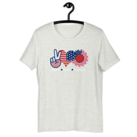 Load image into Gallery viewer, Peace Love America T-shirt - SHOPNOO
