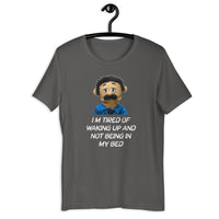 Load image into Gallery viewer, I'm Tired of Waking Up awkward Puppets Diego T-shirt - SHOPNOO
