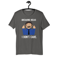 Load image into Gallery viewer, Breaking news - I don't care  Awkward Puppets Diego MEME T-shirt - SHOPNOO

