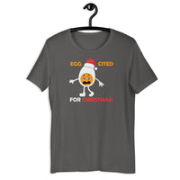 Load image into Gallery viewer, Egg-cited For Christmas T-Shirt - SHOPNOO

