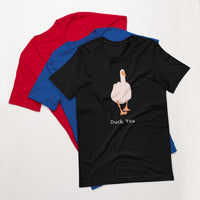 Load image into Gallery viewer, Funny Duck you T-shirt - SHOPNOO
