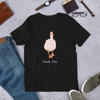 Load image into Gallery viewer, Funny Duck you T-shirt - SHOPNOO
