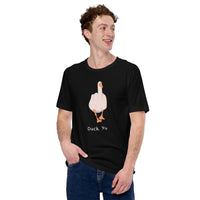 Load image into Gallery viewer, Funny Duck you T-shirt - SHOPNOO
