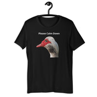Load image into Gallery viewer, Please Calm Down Funny bird awkward-looking T-Shirt
