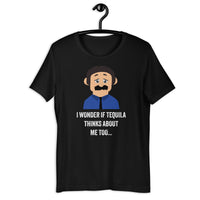 Load image into Gallery viewer, I Wonder If Tequila Thinks About Me Too awkward puppets diego t-shirt
