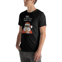 Load image into Gallery viewer, Shh... you are on my naughty list Christmas T-Shirt - SHOPNOO
