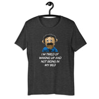Load image into Gallery viewer, I'm Tired of Waking Up awkward Puppets Diego T-shirt - SHOPNOO
