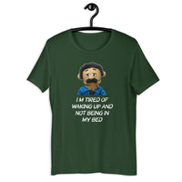 Load image into Gallery viewer, I'm Tired of Waking Up awkward Puppets Diego T-shirt - SHOPNOO
