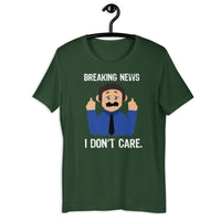 Load image into Gallery viewer, Breaking news - I don't care  Awkward Puppets Diego MEME T-shirt - SHOPNOO

