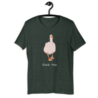 Load image into Gallery viewer, Funny Duck you T-shirt - SHOPNOO
