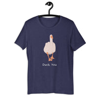 Load image into Gallery viewer, Funny Duck you T-shirt - SHOPNOO
