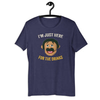 Load image into Gallery viewer, I&#39;m Just Here for the Drinks  Awkward Puppets Diego T-shirt - SHOPNOO
