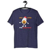 Load image into Gallery viewer, Egg-cited For Christmas T-Shirt - SHOPNOO
