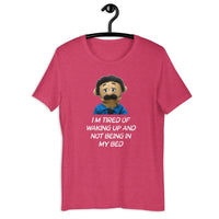 Load image into Gallery viewer, I'm Tired of Waking Up awkward Puppets Diego T-shirt - SHOPNOO
