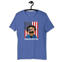 Load image into Gallery viewer, Awkward Puppets Diego 4th of July T-shirt - SHOPNOO
