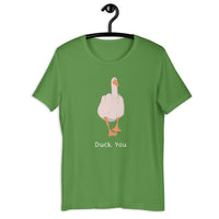 Load image into Gallery viewer, Funny Duck you T-shirt - SHOPNOO
