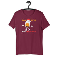 Load image into Gallery viewer, Egg-cited For Christmas T-Shirt - SHOPNOO
