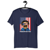 Load image into Gallery viewer, Awkward Puppets Diego 4th of July T-shirt - SHOPNOO
