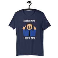 Load image into Gallery viewer, Breaking news - I don't care  Awkward Puppets Diego T-shirt - SHOPNOO

