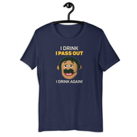 Load image into Gallery viewer, I drink until I pass out I drink again Awkward Puppets Diego T-shirt - SHOPNOO
