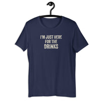 Load image into Gallery viewer, I'm Just Here for the Drinks tequila beer T-shirt - SHOPNOO
