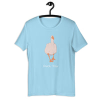Load image into Gallery viewer, Funny Duck you T-shirt - SHOPNOO
