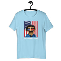 Load image into Gallery viewer, Awkward Puppets Diego 4th of July T-shirt - SHOPNOO
