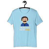 Load image into Gallery viewer, I'm Just Here for the Drinks  Awkward Puppets Diego T-shirt - SHOPNOO
