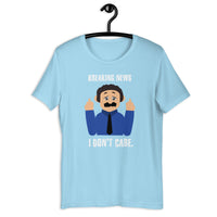Load image into Gallery viewer, Breaking news - I don't care  Awkward Puppets Diego T-shirt - SHOPNOO
