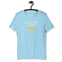 Load image into Gallery viewer, "I'm Just Here for the Drinks Tequila Beer" T-shirt - SHOPNOO
