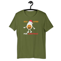 Load image into Gallery viewer, Egg-cited For Christmas T-Shirt - SHOPNOO
