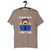 Load image into Gallery viewer, Breaking news - I don't care  Awkward Puppets Diego MEME T-shirt - SHOPNOO
