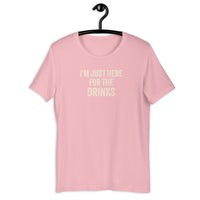 Load image into Gallery viewer, I'm Just Here for the Drinks tequila beer T-shirt - SHOPNOO
