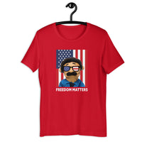 Load image into Gallery viewer, Awkward Puppets Diego 4th of July T-shirt - SHOPNOO
